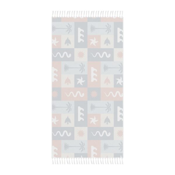 Boho Beach Towel - Vibrant Coastal Design - Perfect for Summer, Pool Parties, Beach Days, and Picnics - Image 2