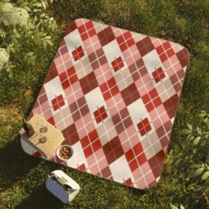 Red and White Picnic Blanket