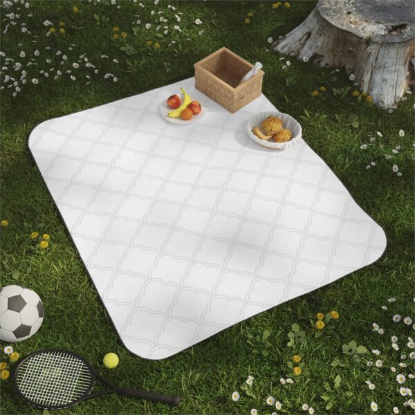 White Picnic Blanket - Image 6