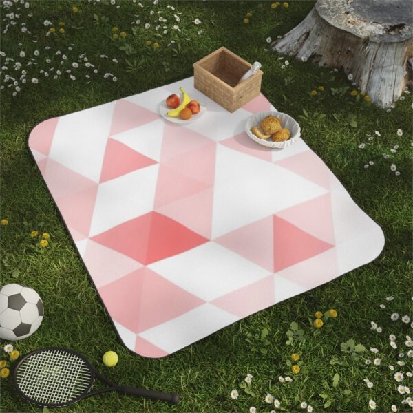 Red and White Picnic Blanket - Image 6