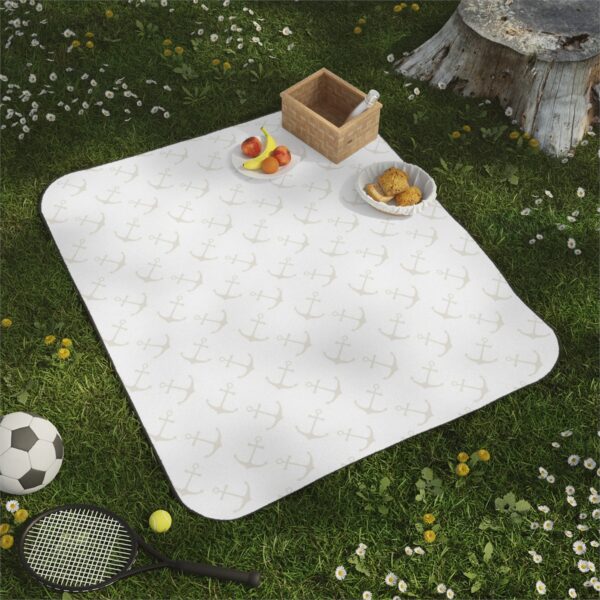 White Picnic Blanket - Image 4
