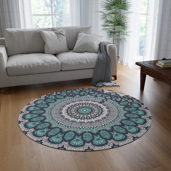 Modern Bohemian Round Rug - Image 2