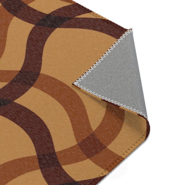 Brown Waves Outdoor Rug - Image 3