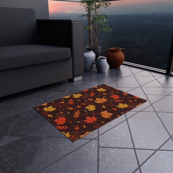 Fall Foliage Pile Patio Mat - Image 2