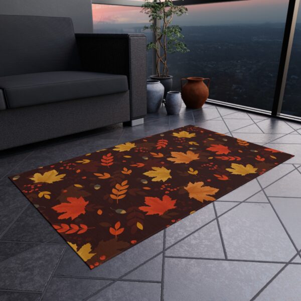Fall Foliage Pile Patio Mat - Image 3