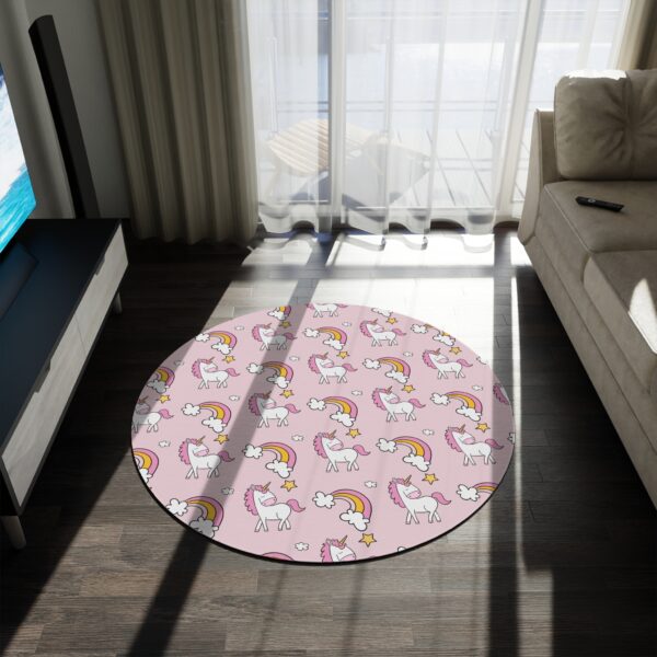 Magical Unicorn Round Rug
