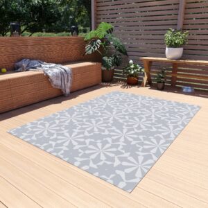 Vintage Floral Outdoor Carpet