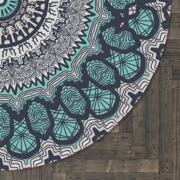 Modern Bohemian Round Rug - Image 3
