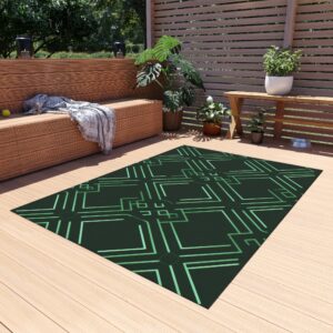 Illuminated Geometry Outdoor Rug
