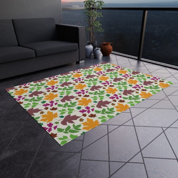 Vibrant Autumn Foliage Patio Mat - Image 5