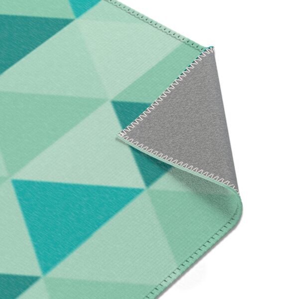 Aqua Geometric Outdoor Area Rug - Image 4