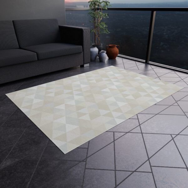 Cheerful Geometric Patio Rug - Image 4