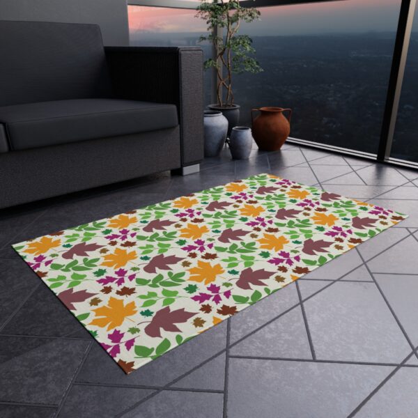Vibrant Autumn Foliage Patio Mat - Image 3