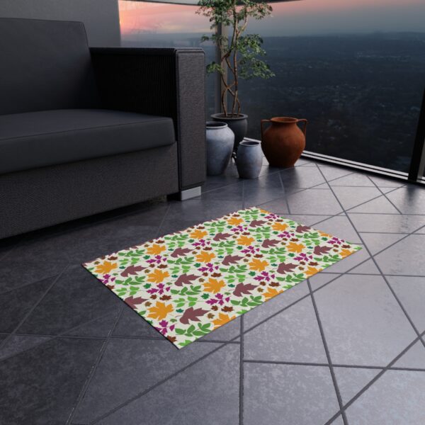 Vibrant Autumn Foliage Patio Mat - Image 2