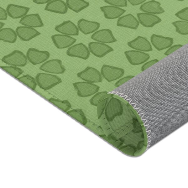 Geometric Green Outdoor Area Rug - Image 5