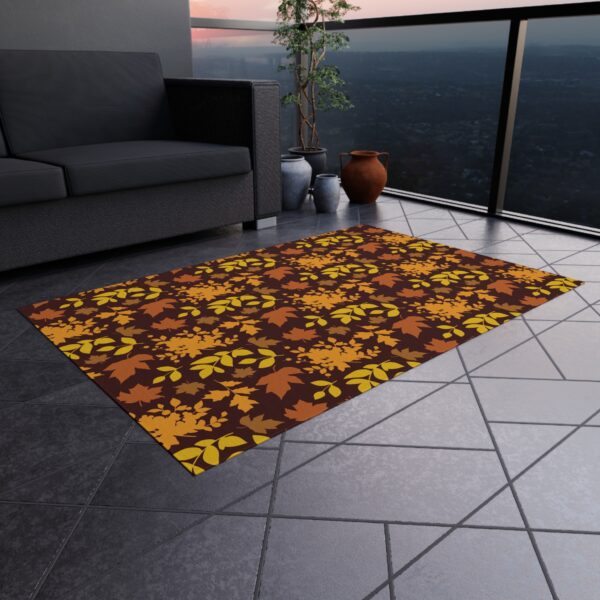Autumn Gold Foliage Patio Mat - Image 4
