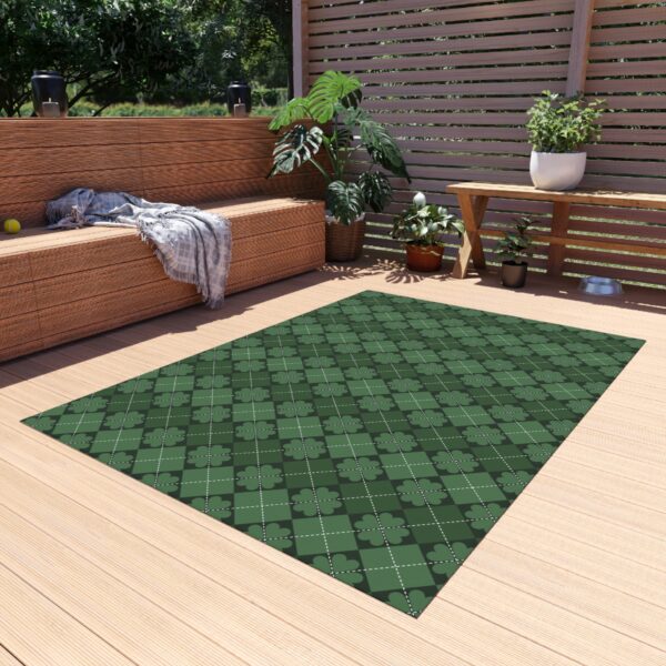 Lucky Clover Outdoor Area Rug
