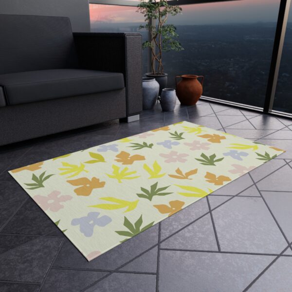 Modern Botanical Silhouette Patio Mat - Image 3