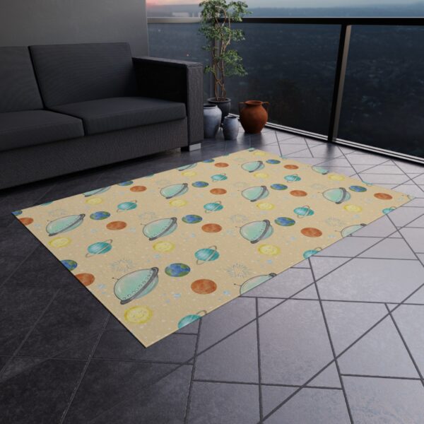 Cosmic Planets Outdoor Area Rug - Image 2