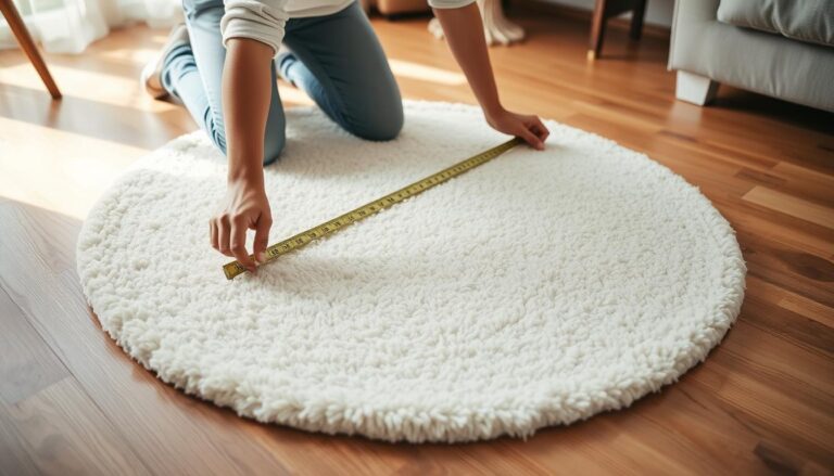 How to Measure a Round Rug