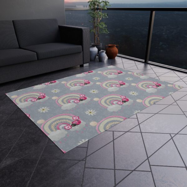 Dreamy Sky Pattern Outdoor Rug - Image 3
