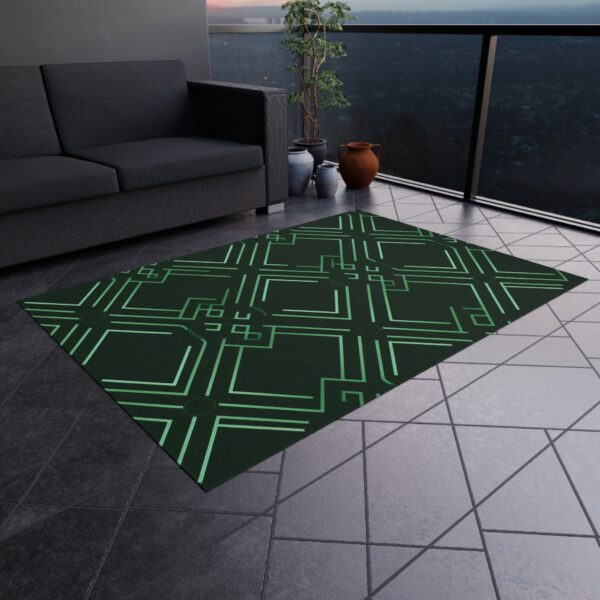 Illuminated Geometry Outdoor Rug - Image 3