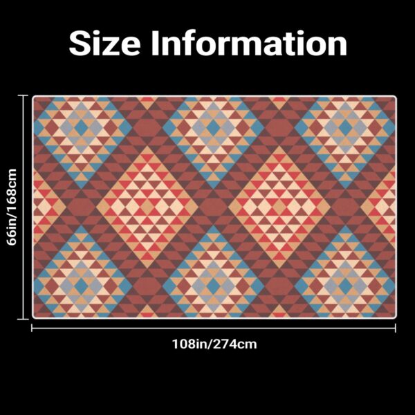 Southwestern-Style Geometric Rug - Image 7