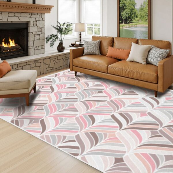 Vintage Persian-Style Medallion Rug - Image 4