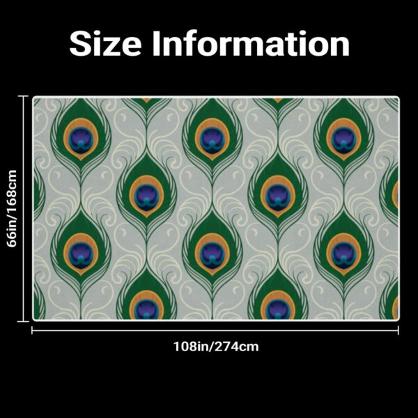 Peacock Feather Pattern Rug - Image 7