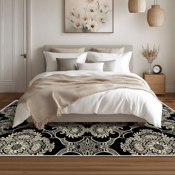 Elegant Damask Pattern Rug - Image 5