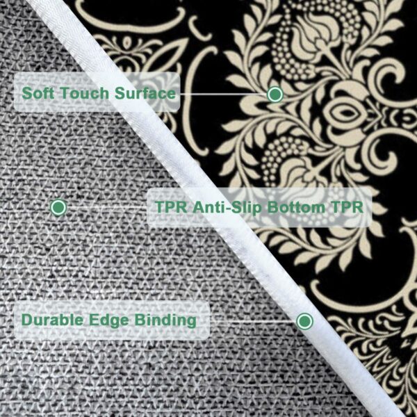 Elegant Damask Pattern Rug - Image 6