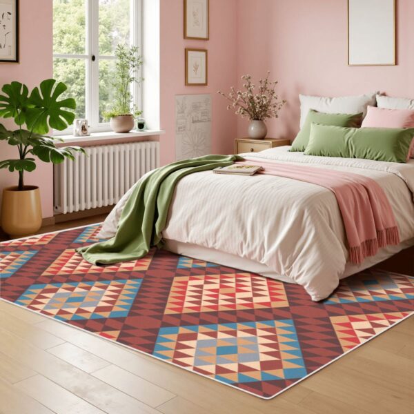 Southwestern-Style Geometric Rug - Image 3