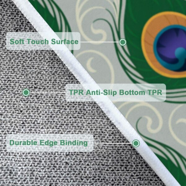 Peacock Feather Pattern Rug - Image 6